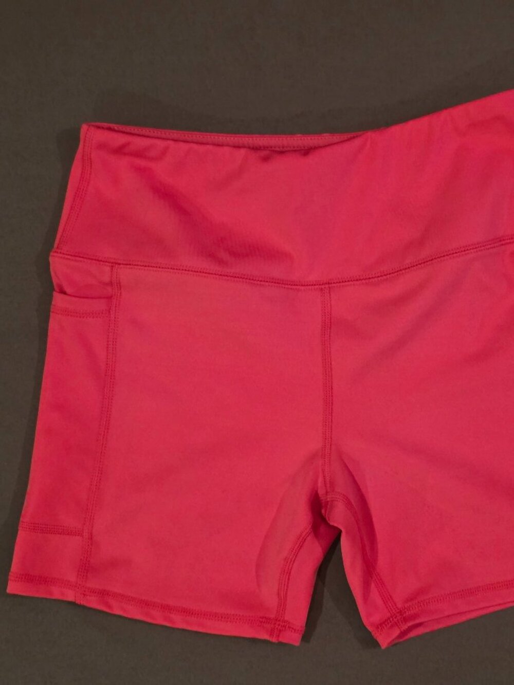 Vively Girls Size L(10/12) Pink Biker Shorts